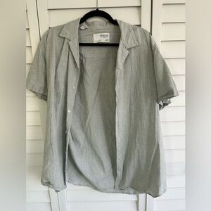 Men's Casual Striped Button Down Shirt by SELECTED HOMME